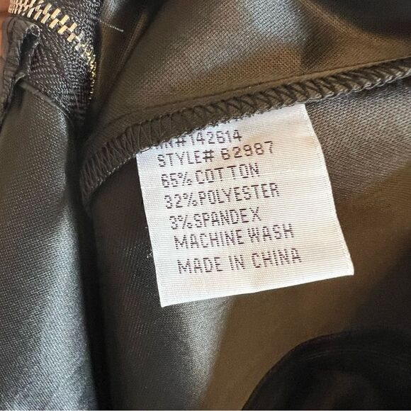 Black Snake Embossed Faux Leather Mini Skirt - Picture 7 of 9